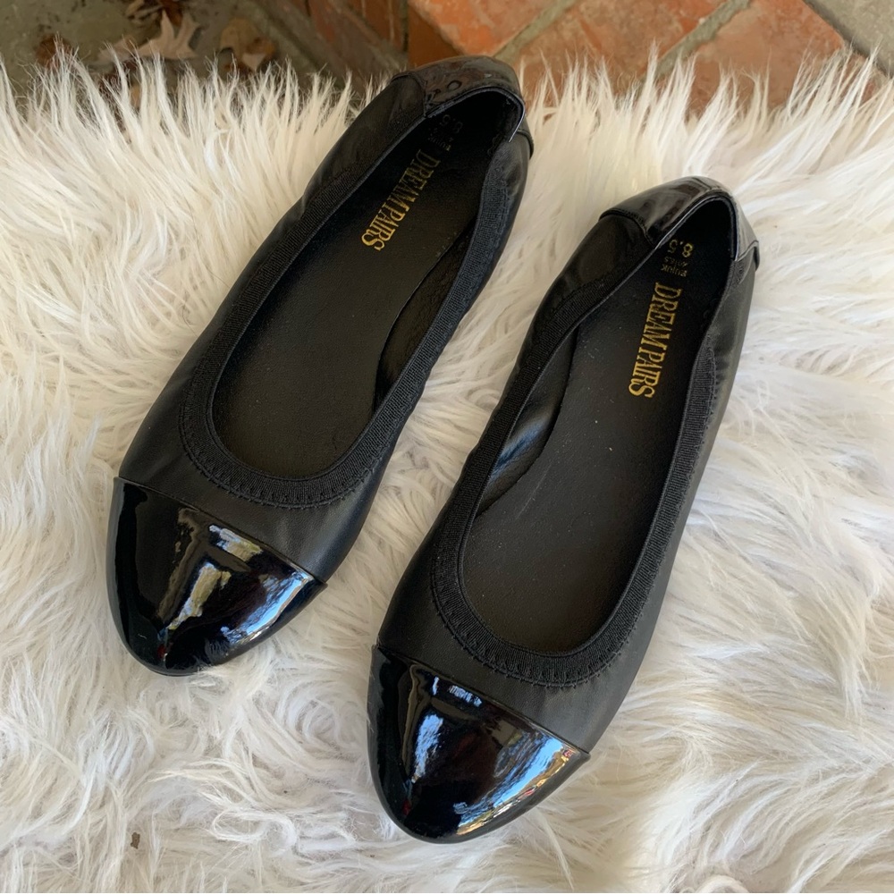 Dream Pairs Women's Black Ballet Flats Size 8.5